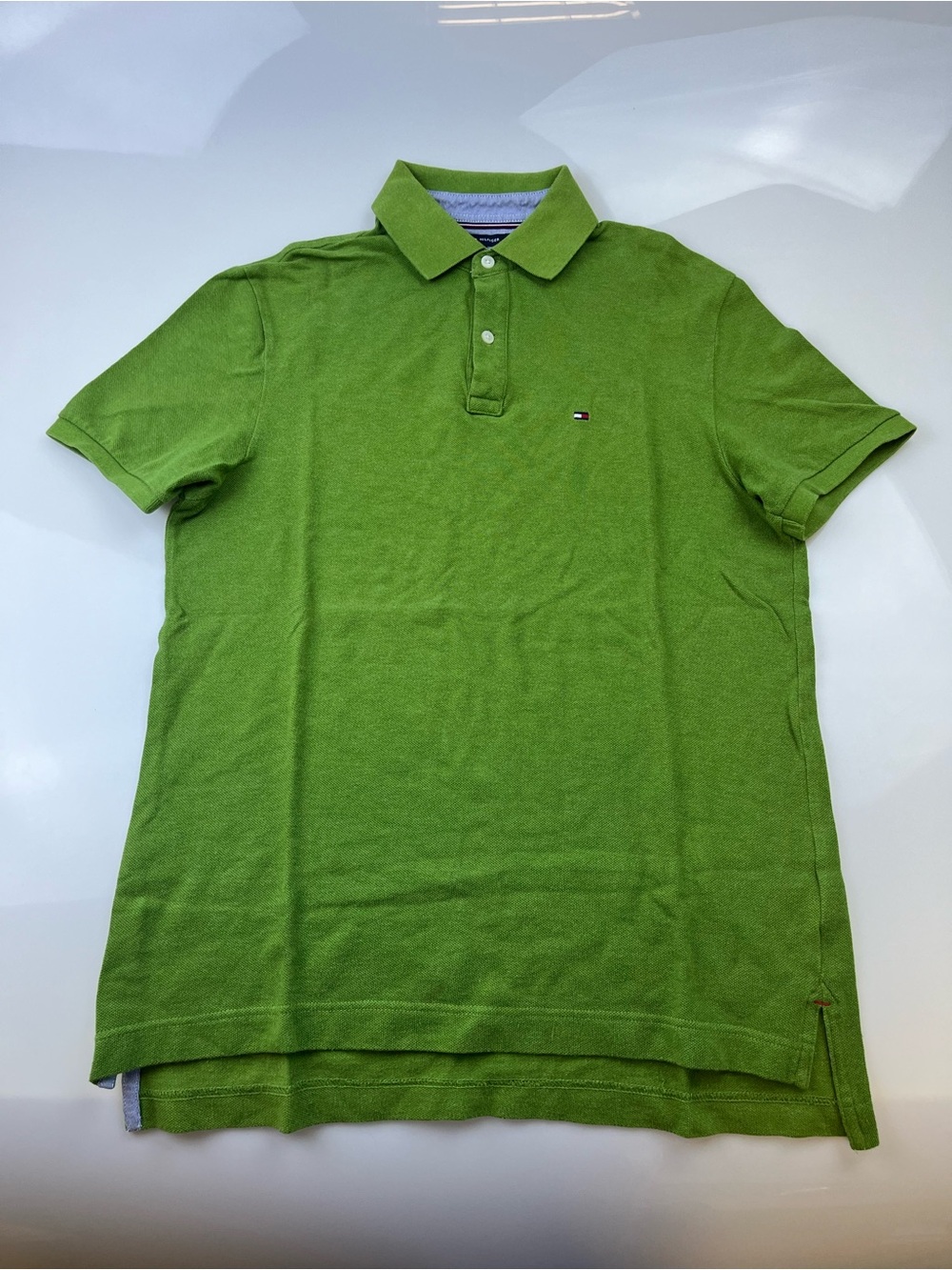 Tommy Hilfiger Green Polo Shirt N257-2